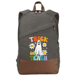 Halloween Costume Trick Or Teach Cotton Canvas Backpack