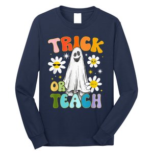 Halloween Costume Trick Or Teach Long Sleeve Shirt