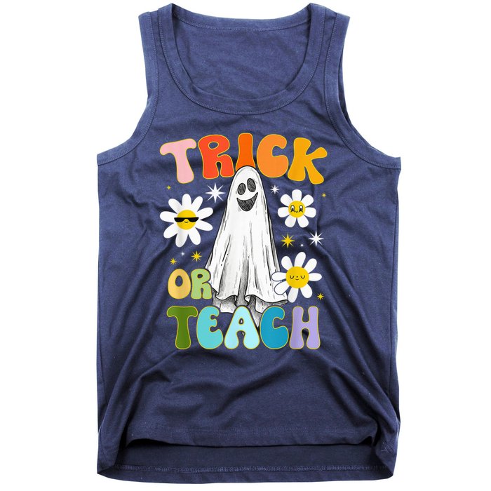 Halloween Costume Trick Or Teach Tank Top