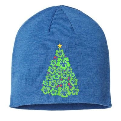 Hawaiian Christmas Tree Mele Kalikimaka Hawaii Tropical Sustainable Beanie