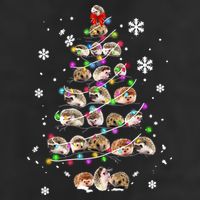 Hedgehog Christmas Tree Adult Drive Performance Visor