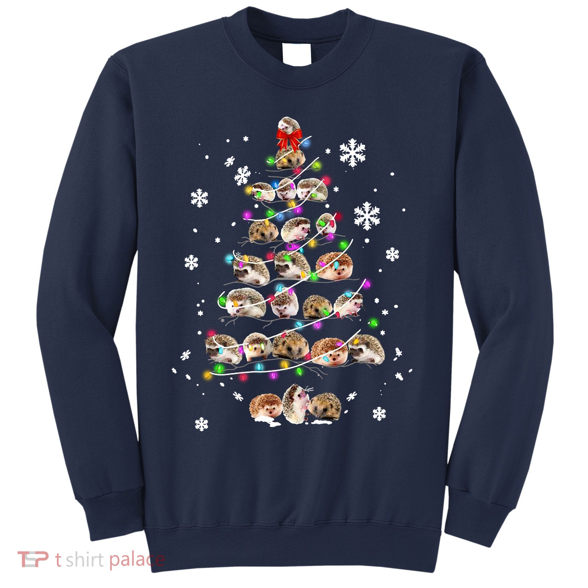Hedgehog Christmas Tree Sweatshirt