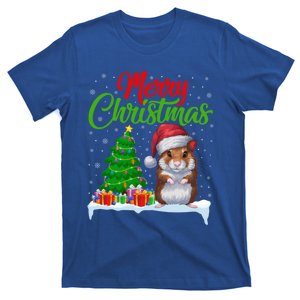 Hamster Christmas Tree Lights Funny Xmas Hamster Lover Gift T-Shirt