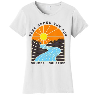 Here Comes The Sun Summer Solstice Women's T-Shirt