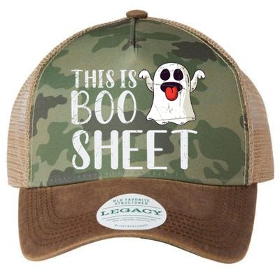 Halloween Costume Trick Or Treat Boo Sheet Funny Ghost Gift Legacy Tie Dye Trucker Hat