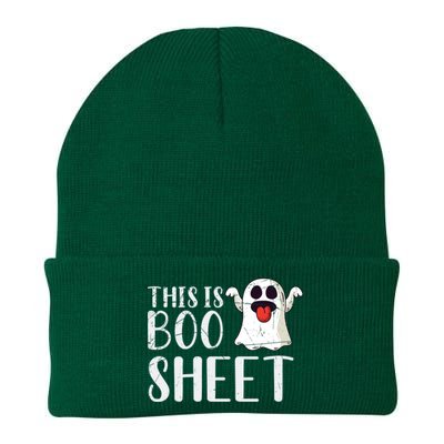 Halloween Costume Trick Or Treat Boo Sheet Funny Ghost Gift Knit Cap Winter Beanie