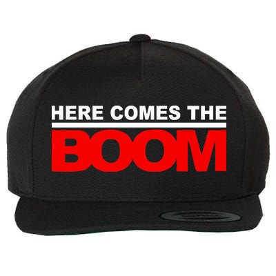 Here Comes The Boom Wool Snapback Cap