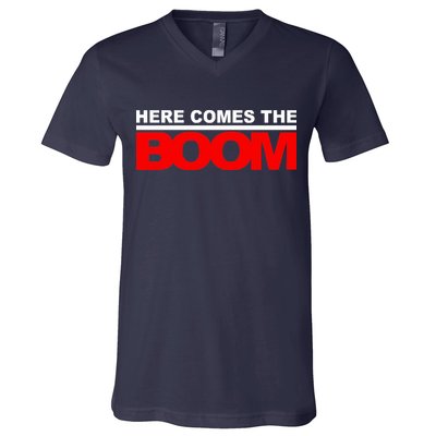 Here Comes The Boom V-Neck T-Shirt
