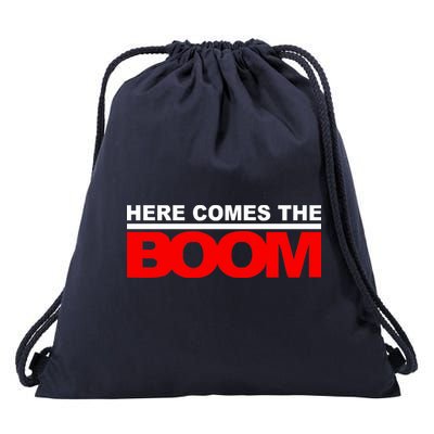 Here Comes The Boom Drawstring Bag
