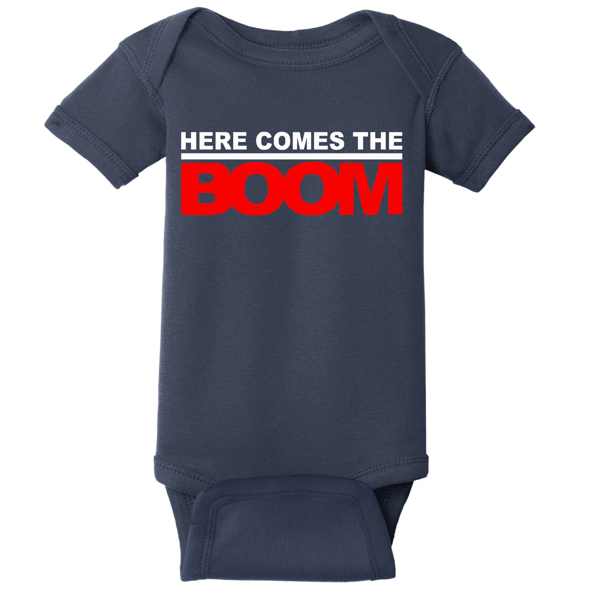 Here Comes The Boom Baby Bodysuit