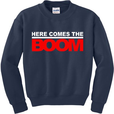 Here Comes The Boom Kids Sweatshirt