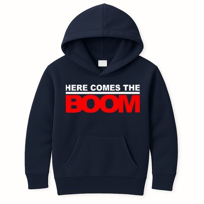 Here Comes The Boom Kids Hoodie