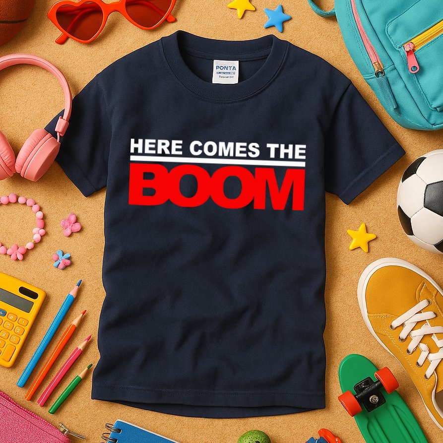 Here Comes The Boom Kids T-Shirt