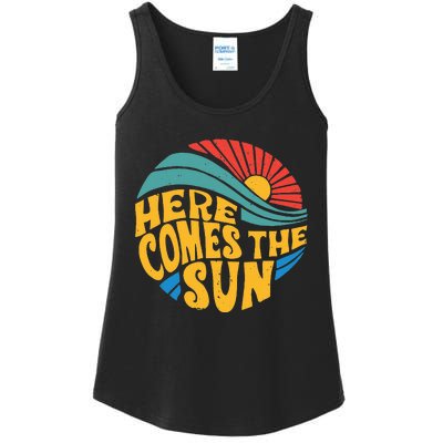 Here Comes The Sun Music Lover Graphic Ladies Essential Tank