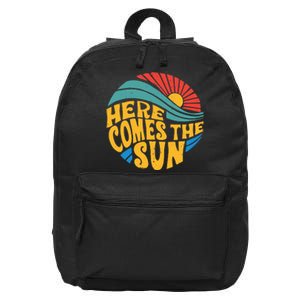 Here Comes The Sun Music Lover Graphic 16 in Basic Backpack