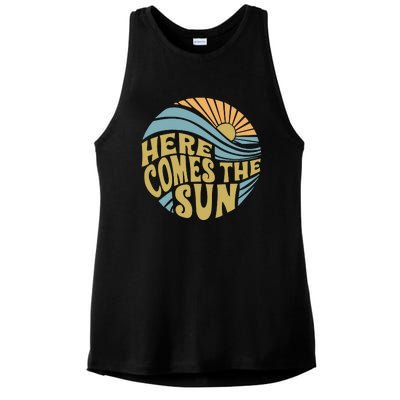 Here Comes The Sun Ladies PosiCharge Tri-Blend Wicking Tank