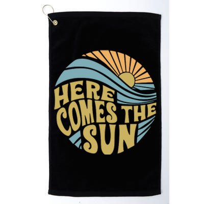 Here Comes The Sun Platinum Collection Golf Towel