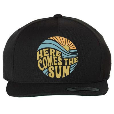 Here Comes The Sun Wool Snapback Cap