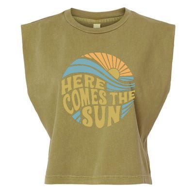 Here Comes The Sun Garment-Dyed Women's Muscle Tee