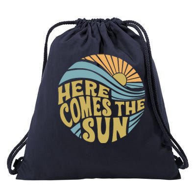 Here Comes The Sun Drawstring Bag