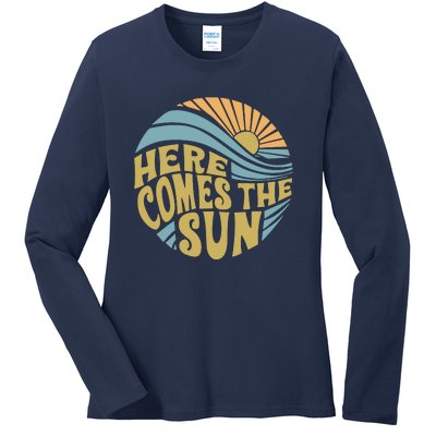 Here Comes The Sun Ladies Long Sleeve Shirt