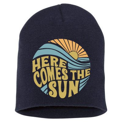 Here Comes The Sun Short Acrylic Beanie