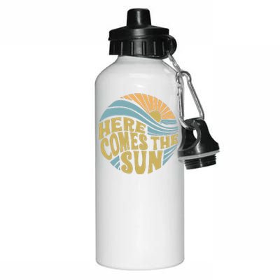 Here Comes The Sun Aluminum Water Bottle