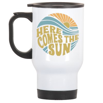 Here Comes The Sun Stainless Steel Travel Mug