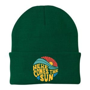 Here Comes The Sun Music Lover Graphic Knit Cap Winter Beanie