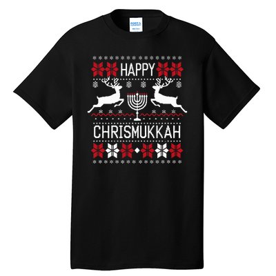 Happy Chrismukkah This Is My Christmas Hanukkah Funny Cool Tall T-Shirt