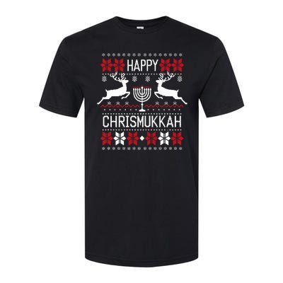 Happy Chrismukkah This Is My Christmas Hanukkah Funny Cool Softstyle CVC T-Shirt