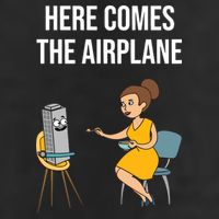 Here Comes The Airplane Cool Comfort Performance Bucket Hat