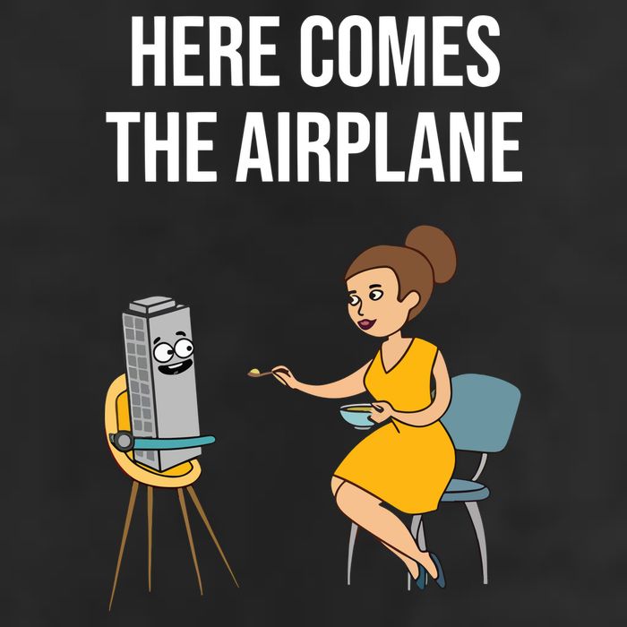 Here Comes The Airplane Cool Comfort Performance Bucket Hat