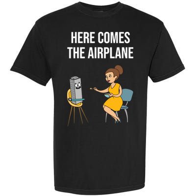 Here Comes The Airplane Garment-Dyed Heavyweight T-Shirt