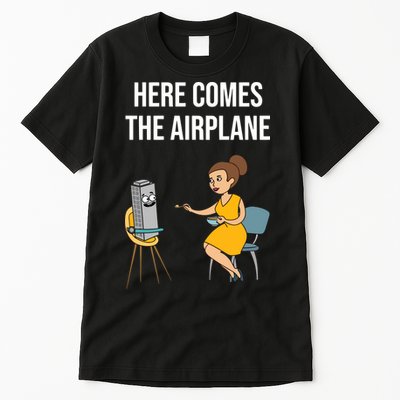 Here Comes The Airplane Tall T-Shirt