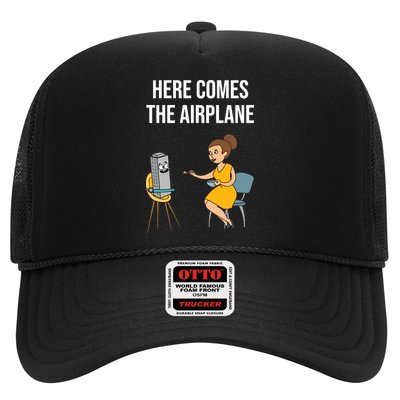 Here Comes The Airplane Trucker Hat