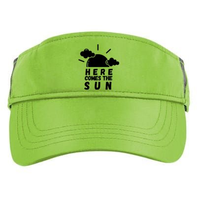 Here Comes The Sun Bring It On Sunshine Sunny Days Smiles Great Gift Adult Drive Performance Visor