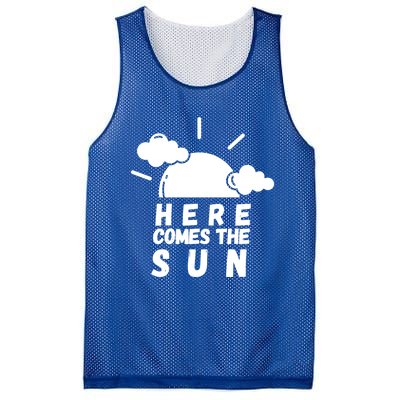 Here Comes The Sun Bring It On Sunshine Sunny Days Smiles Great Gift Mesh Reversible Basketball Jersey Tank