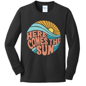 Here Comes The Sun Kids Long Sleeve Shirt