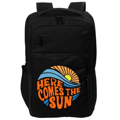 Here Comes The Sun Retro Summer Impact Tech Backpack