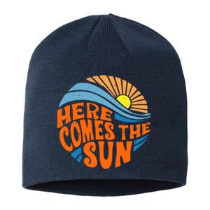 Here Comes The Sun Retro Summer Sustainable Beanie