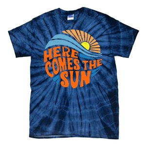 Here Comes The Sun Retro Summer Tie-Dye T-Shirt