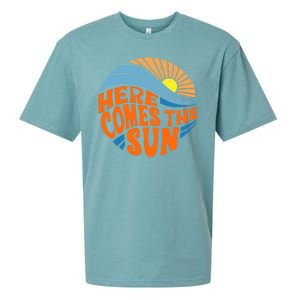 Here Comes The Sun Retro Summer Sueded Cloud Jersey T-Shirt