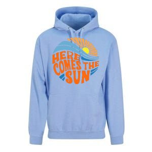 Here Comes The Sun Retro Summer Unisex Surf Hoodie