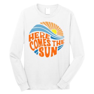 Here Comes The Sun Retro Summer Long Sleeve Shirt