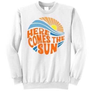 Here Comes The Sun Retro Summer Sweatshirt