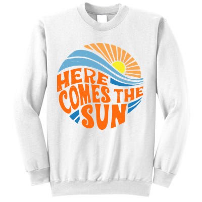 Here Comes The Sun Retro Summer Sweatshirt
