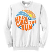 Here Comes The Sun Retro Summer Sweatshirt