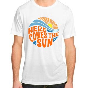 Here Comes The Sun Retro Summer Adult ChromaSoft Performance T-Shirt