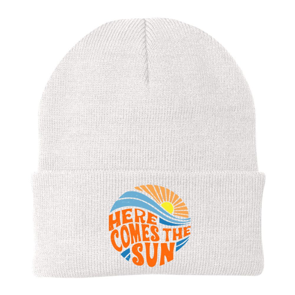 Here Comes The Sun Retro Summer Beanie